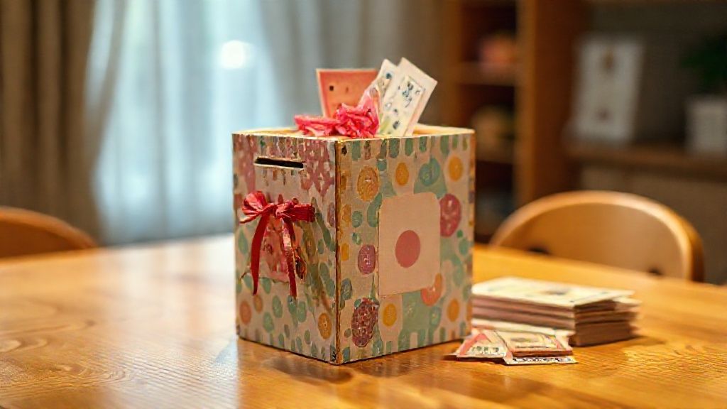 【簡単DIY】ダイソー商品でオリジナルくじ引き箱を作ってみよう！