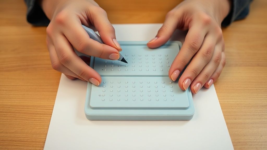 点字器の基本的な使い方と書き方のコツ