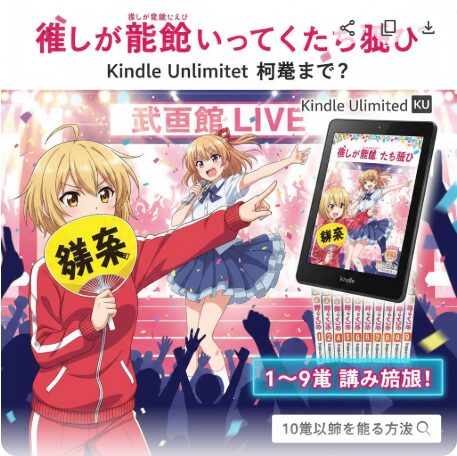 推し武道はKindle Unlimitedで何巻まで？