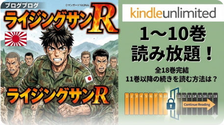 ライジングサンRはKindle Unlimitedで何巻まで読める？