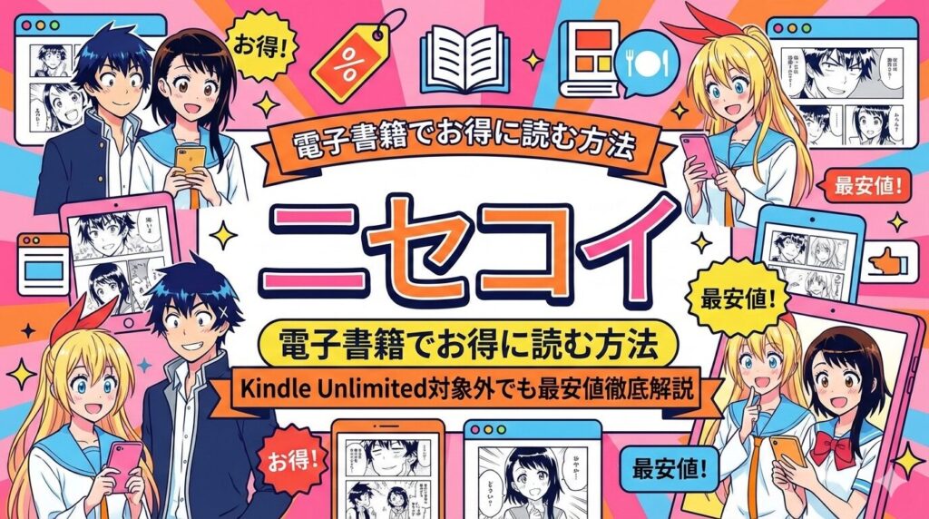 ニセコイはどこで読める？Kindle Unlimitedの対象？全巻お得に読む方法を徹底解説【2026年最新】