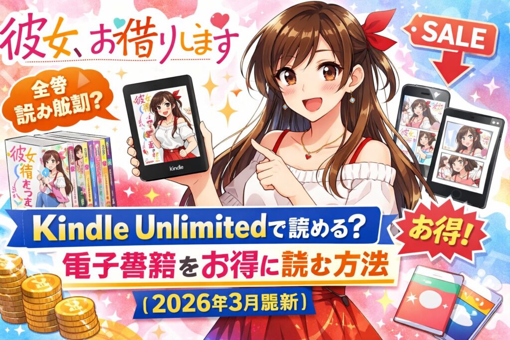 「彼女、お借りします」はKindle Unlimitedで読める？全巻お得に読む方法【2026年3月最新】