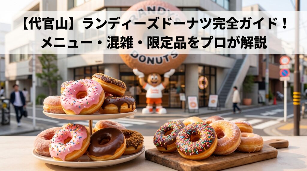 【代官山】ランディーズドーナツ完全ガイド！メニュー・混雑・限定品をプロが解説