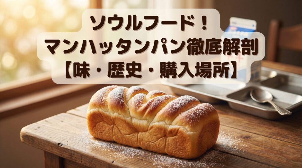 ソウルフード！マンハッタンパン徹底解剖【味・歴史・購入場所】