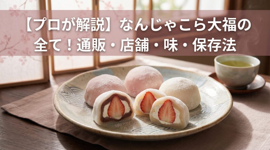 【プロが解説】なんじゃこら大福の全て！通販・店舗・味・保存法
