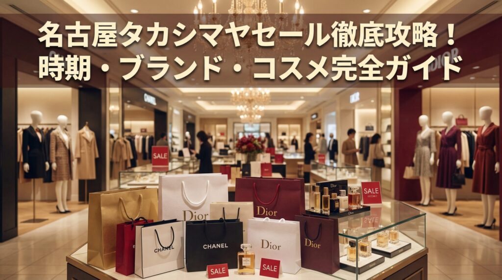 名古屋タカシマヤセール徹底攻略！時期・ブランド・コスメ完全ガイド