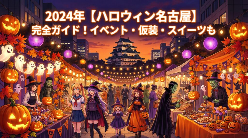2024年【ハロウィン名古屋】完全ガイド！イベント・仮装・スイーツも