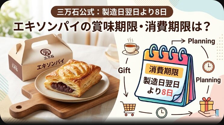 エキソンパイの賞味期限は何日？日持ちと保存方法を解説【2026年最新】
